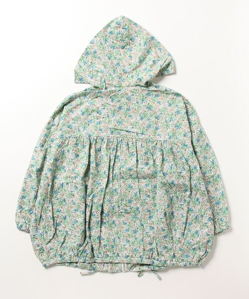 sandy（サンディー）の「sandy/プリントギャザーパーカー（パーカー・レディース・グリーン/パープル・FREE）」の3枚目の写真