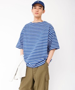 バスクボーダーショートスリーブTシャツ