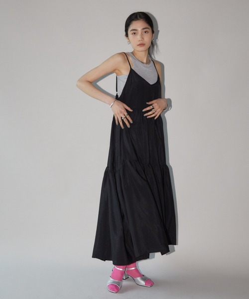 Snidel ボリュームティアードワンピース 2024SS ワンピース｜SNIDEL