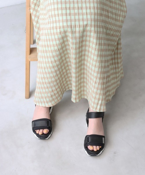 JELLY BEANS(ジェリービーンズ)の「ジップベルトスポーツサンダル (211-10226)JELLY BEANS(ジェリービーンズ)(サンダル・レディース・ブラック/ライトベージュ/ラベンダー・S/M/L)」の22枚目の写真