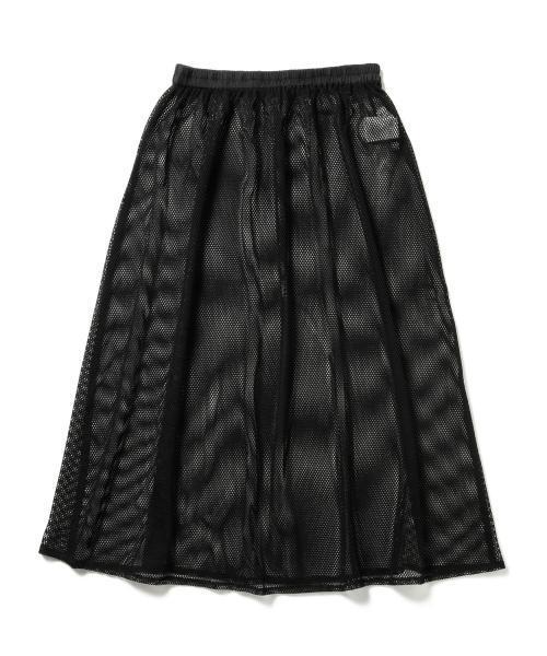 Ray BEAMS（レイビームス）の「Ray BEAMS / メッシュシアー スカート（スカート・レディース・ブラック/ベージュ/オリーブ・ONE SIZE）」の7枚目の写真