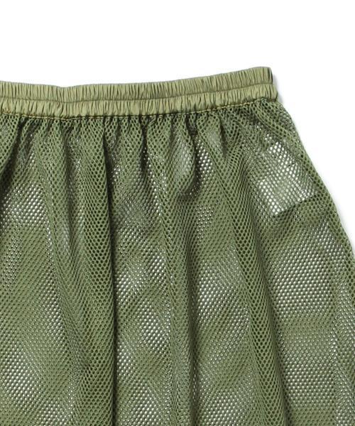 Ray BEAMS（レイビームス）の「Ray BEAMS / メッシュシアー スカート（スカート・レディース・ブラック/ベージュ/オリーブ・ONE SIZE）」の10枚目の写真