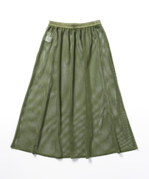 Ray BEAMS（レイビームス）の「Ray BEAMS / メッシュシアー スカート（スカート・レディース・ブラック/ベージュ/オリーブ・ONE SIZE）」の13枚目の写真