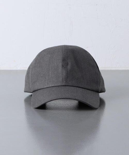 UNITED ARROWS（ユナイテッドアローズ）の「LN/HM キャップ（キャップ・レディース・ブラック/ダークグレー/ナチュラル・FREE）」の4枚目の写真