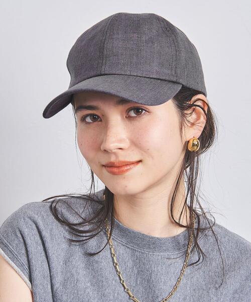 UNITED ARROWS（ユナイテッドアローズ）の「LN/HM キャップ（キャップ・レディース・ブラック/ダークグレー/ナチュラル・FREE）」の20枚目の写真