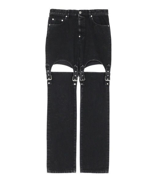 デニム+ジーンズ WASHED DENIM DETACHABLE PANTS JOHN LAWRENCE SULLIVAN（ジョンローレンスサリバン）の「WASHED DENIM