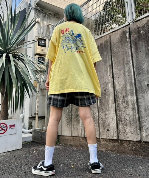 Candy Stripper（キャンディストリッパー）の「KUNG FU PEPE BIG Tシャツ（Tシャツ/カットソー・レディース・イエロー/オフホワイト/レッド/ブラック・2）」の16枚目の写真