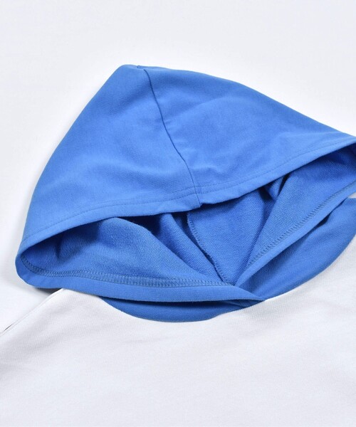 ZIDDY（ジディ）の「フード切り替えワンピース(130~160cm)（ワンピース・キッズ・ブルー/オレンジ・150/130/160/140）」の21枚目の写真