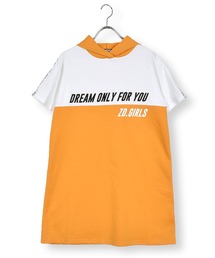 ZIDDY（ジディ）の「フード切り替えワンピース(130~160cm)（ワンピース）」