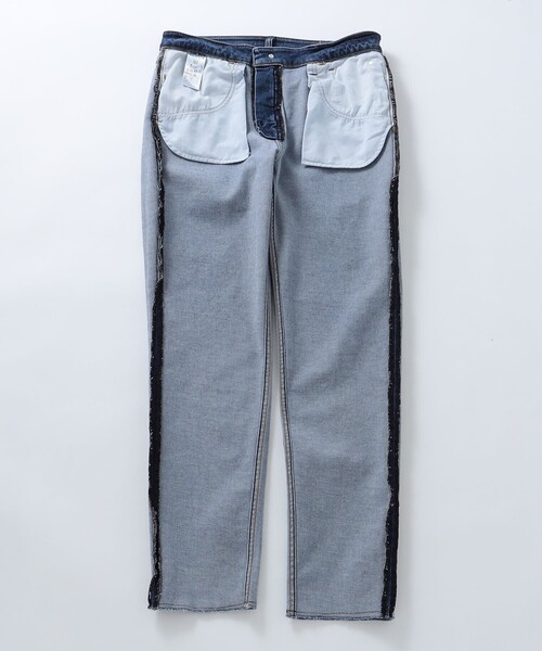 SHIPS any(シップス エニィ)の「Healthy DENIM: <ユニセックス>BLEATH テーパード デニム パンツ(デニムパンツ・メンズ・ブラック/ブルー・MEDIUM/X-SMALL/SMALL)」の4枚目の写真