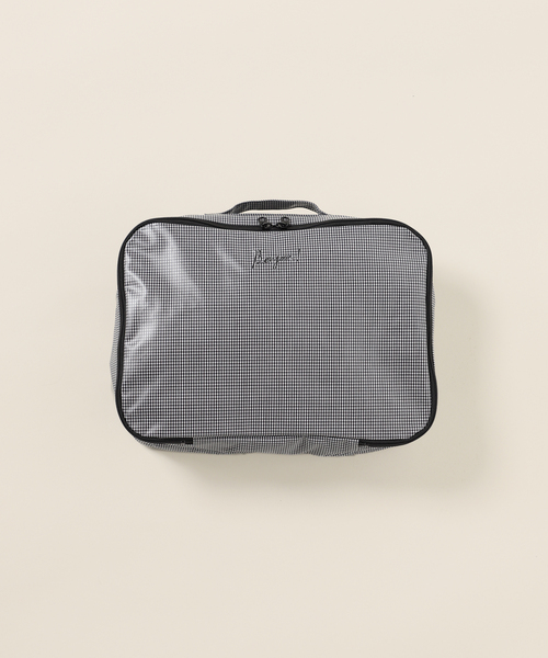 IENA ENFANT(イエナアンファン)の「《追加》【BASIC】トラベルポーチ LARGE baby-kids(ポーチ・キッズ・ブラック/ネイビー/ホワイト・FREE)」の1枚目の写真