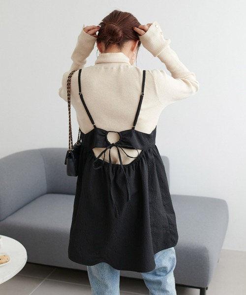 DISCOAT（ディスコート）の「フクレジャガードキャミソール（キャミソール・レディース・オフホワイト/ブラック・FREE）」の22枚目の写真