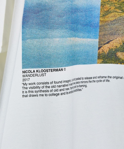 JANESMITH（ジェーンスミス）の「JANESMITH ジェーンスミス / NICOLA KLOOSTERMAN WONDERLUST 2017 PERSPECTIEVE 2017 S/S T-SHIRT グラフィックプリントビッグシルエットTシャツ / 23WCT-#954S（Tシャツ/カットソー・レディース・ブラック/ホワイト・XS/S/M/L/XL）」の7枚目の写真