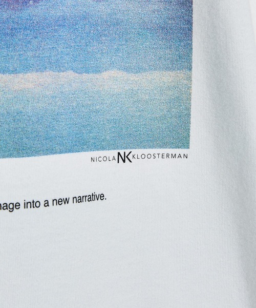 JANESMITH（ジェーンスミス）の「JANESMITH ジェーンスミス / NICOLA KLOOSTERMAN WONDERLUST 2017 PERSPECTIEVE 2017 S/S T-SHIRT グラフィックプリントビッグシルエットTシャツ / 23WCT-#954S（Tシャツ/カットソー・レディース・ブラック/ホワイト・XS/S/M/L/XL）」の5枚目の写真
