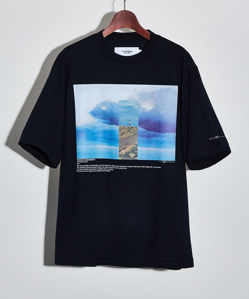 JANESMITH（ジェーンスミス）の「JANESMITH ジェーンスミス / NICOLA KLOOSTERMAN WONDERLUST 2017 PERSPECTIEVE 2017 S/S T-SHIRT グラフィックプリントビッグシルエットTシャツ / 23WCT-#954S（Tシャツ/カットソー・レディース・ブラック/ホワイト・XS/S/M/L/XL）」の10枚目の写真
