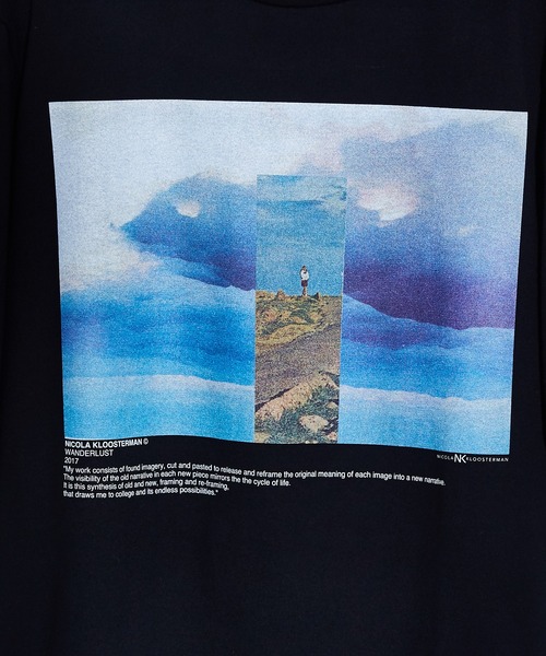 JANESMITH（ジェーンスミス）の「JANESMITH ジェーンスミス / NICOLA KLOOSTERMAN WONDERLUST 2017 PERSPECTIEVE 2017 S/S T-SHIRT グラフィックプリントビッグシルエットTシャツ / 23WCT-#954S（Tシャツ/カットソー・レディース・ブラック/ホワイト・XS/S/M/L/XL）」の16枚目の写真