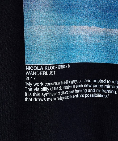 JANESMITH（ジェーンスミス）の「JANESMITH ジェーンスミス / NICOLA KLOOSTERMAN WONDERLUST 2017 PERSPECTIEVE 2017 S/S T-SHIRT グラフィックプリントビッグシルエットTシャツ / 23WCT-#954S（Tシャツ/カットソー・レディース・ブラック/ホワイト・XS/S/M/L/XL）」の18枚目の写真