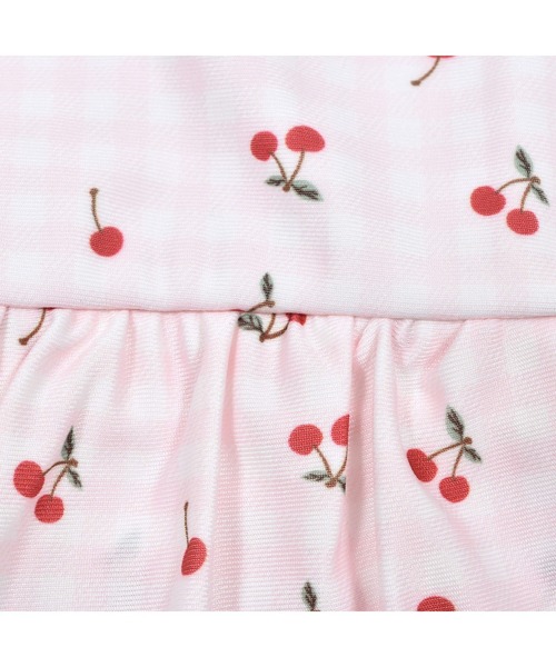 SLAP SLIP（スラップスリップ）の「SLAPSLIP/肩リボンチェリー柄ワンピース型スイムウェア(80~110cm)（水着・キッズ・ホワイト系その他/ピンク系その他・110/80/100/90）」の18枚目の写真
