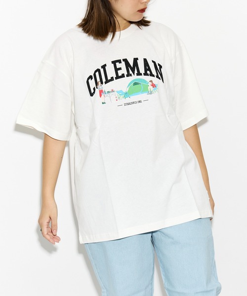 COLEMAN(コールマン)の「【 Coleman / コールマン 】 キャンプ プリント 半袖 TシャツCM6777 T KFI(Tシャツ/カットソー・メンズ・チャコール/ホワイト/グリーン・MEDIUM/LARGE/X-LARGE)」の1枚目の写真