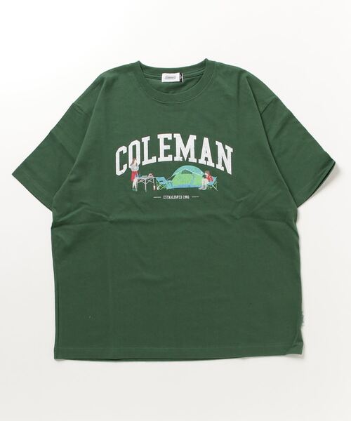 COLEMAN(コールマン)の「【 Coleman / コールマン 】 キャンプ プリント 半袖 TシャツCM6777 T KFI(Tシャツ/カットソー・メンズ・チャコール/ホワイト/グリーン・MEDIUM/LARGE/X-LARGE)」の6枚目の写真
