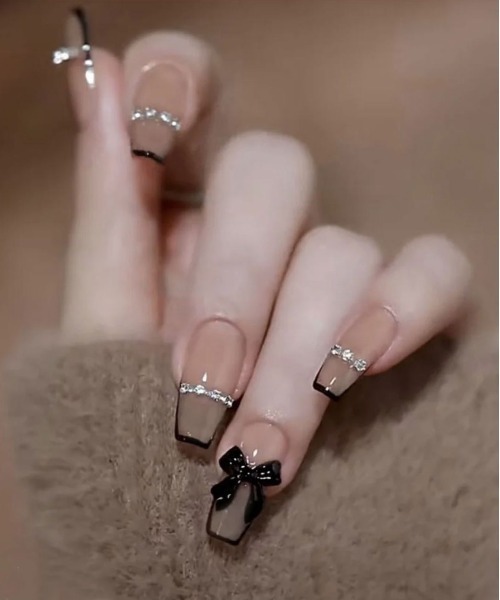 Port（ポート）の「【 Jelly moo / ジェリームー 】 3D ラインストーン ハンド ネイルチップ_（ネイルシール/ネイルチップ・レディース・A/C/D/E/F/B/H/G・FREE/F）」の6枚目の写真