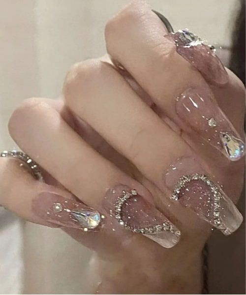 Port（ポート）の「【 Jelly moo / ジェリームー 】 3D ラインストーン ハンド ネイルチップ_（ネイルシール/ネイルチップ・レディース・A/C/D/E/F/B/H/G・FREE/F）」の19枚目の写真