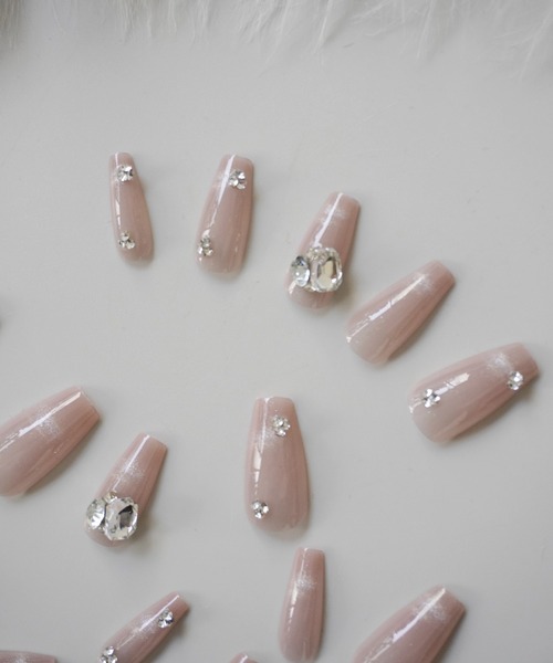 Port（ポート）の「【 Jelly moo / ジェリームー 】 3D ラインストーン ハンド ネイルチップ_（ネイルシール/ネイルチップ・レディース・A/C/D/E/F/B/H/G・FREE/F）」の10枚目の写真