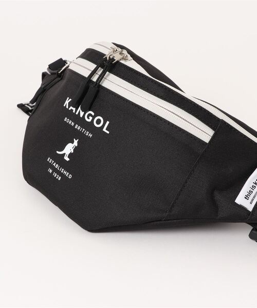 KANGOL(カンゴール)の「【 KANGOL / カンゴール 】 KANGOL ボディバッグ(ボディバッグ/ウエストポーチ・レディース・グレー/オフホワイト/ブラック/ブラック系・FREE)」の7枚目の写真