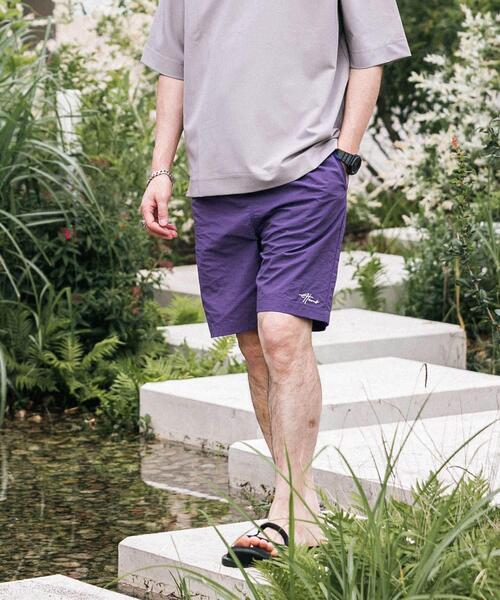 ITEMS URBANRESEARCH（アイテムズ アーバンリサーチ）の「撥水加工 オールラウンドナイロンショーツ（その他パンツ・メンズ・イエロー/パープル/ブラック/オレンジ/グリーン・LARGE/MEDIUM）」の14枚目の写真