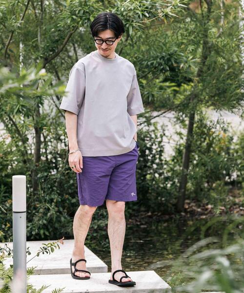 ITEMS URBANRESEARCH（アイテムズ アーバンリサーチ）の「撥水加工 オールラウンドナイロンショーツ（その他パンツ・メンズ・イエロー/パープル/ブラック/オレンジ/グリーン・LARGE/MEDIUM）」の16枚目の写真