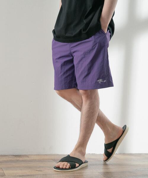 ITEMS URBANRESEARCH（アイテムズ アーバンリサーチ）の「撥水加工 オールラウンドナイロンショーツ（その他パンツ・メンズ・イエロー/パープル/ブラック/オレンジ/グリーン・LARGE/MEDIUM）」の18枚目の写真