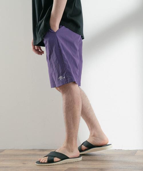 ITEMS URBANRESEARCH（アイテムズ アーバンリサーチ）の「撥水加工 オールラウンドナイロンショーツ（その他パンツ・メンズ・イエロー/パープル/ブラック/オレンジ/グリーン・LARGE/MEDIUM）」の19枚目の写真