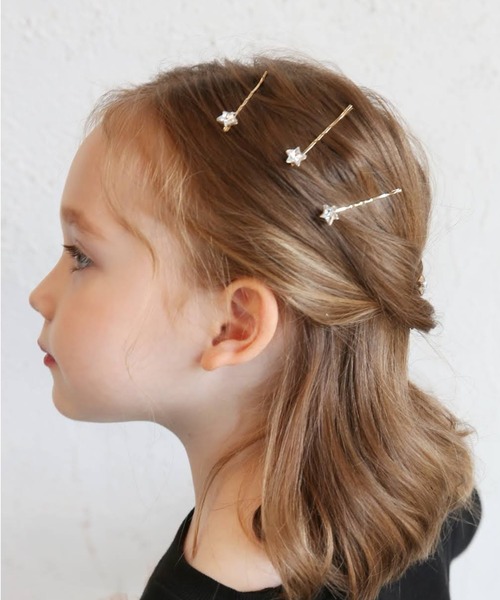 ルナ ストーン ヘアピン 5個セット（ヘアピン）｜Rora（ローラ