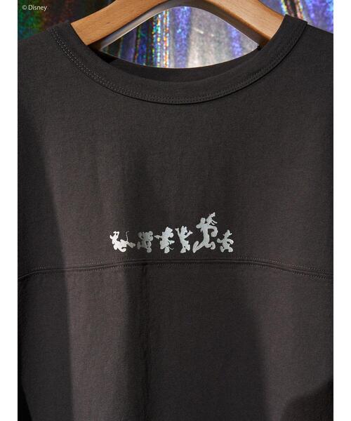 Disney(ディズニー)の「100year 切り替え半袖カットプルオーバー(Tシャツ/カットソー・レディース・チャコールグレー/ホワイト・FREE)」の20枚目の写真