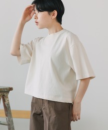 LOS ANGELES APPAREL/ロサンゼルスアパレル 6.5OZ GARMENT DYE CREW NECK CROPPED TEE クロップドTシャツ