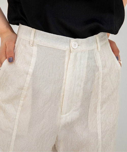 VACANCY（ヴァカンシー）の「カットスリットシガレットパンツ（その他パンツ・レディース・グレー/アイボリー/ブラック・MEDIUM/LARGE/SMALL）」の10枚目の写真