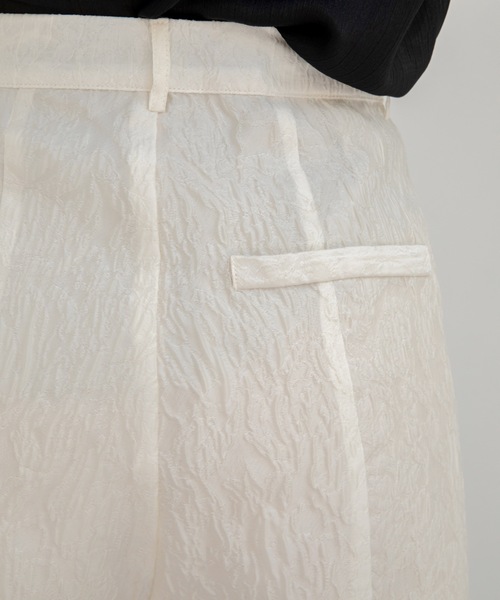 VACANCY（ヴァカンシー）の「カットスリットシガレットパンツ（その他パンツ・レディース・グレー/アイボリー/ブラック・MEDIUM/LARGE/SMALL）」の12枚目の写真