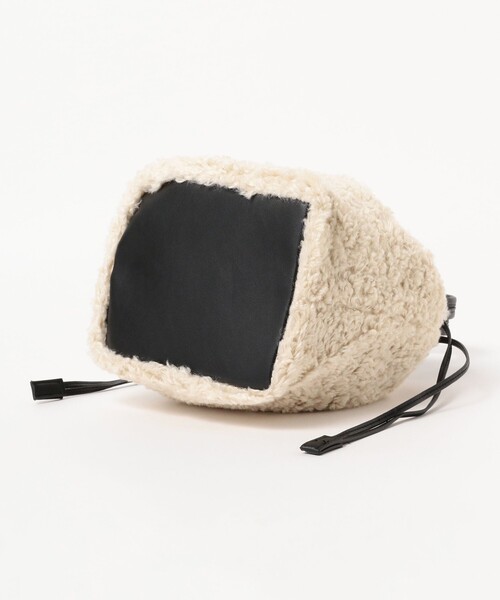 Ray BEAMS（レイビームス）の「Ray BEAMS / リバーシブル ボア バッグ（ショルダーバッグ・レディース・ブラック/ベージュ・ONE SIZE）」の14枚目の写真