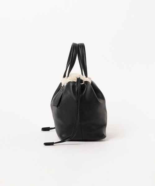 Ray BEAMS（レイビームス）の「Ray BEAMS / リバーシブル ボア バッグ（ショルダーバッグ・レディース・ブラック/ベージュ・ONE SIZE）」の18枚目の写真