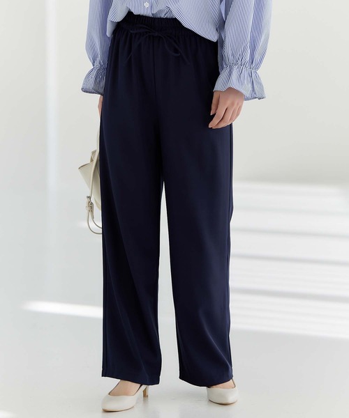 fifth（フィフス）の「ドロストリラックスパンツ（その他パンツ・レディース・ブラック/ベージュ/アイボリー/ネイビー・XS/M）」の4枚目の写真