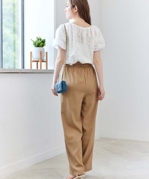 fifth（フィフス）の「ドロストリラックスパンツ（その他パンツ・レディース・ブラック/ベージュ/アイボリー/ネイビー・XS/M）」の7枚目の写真