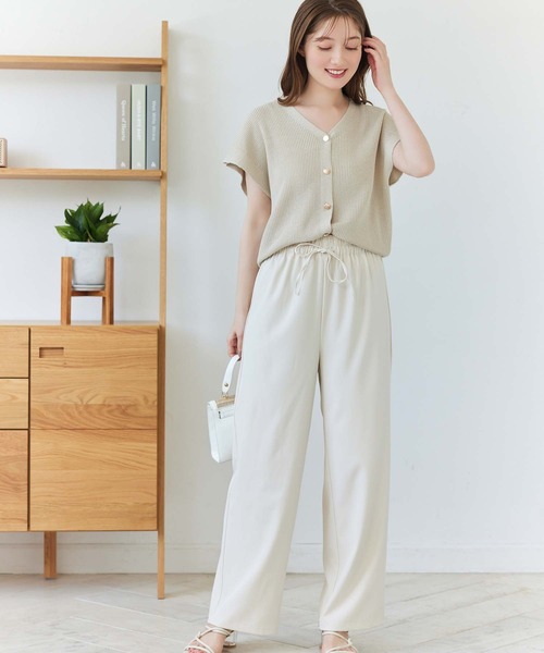 fifth（フィフス）の「ドロストリラックスパンツ（その他パンツ・レディース・ブラック/ベージュ/アイボリー/ネイビー・XS/M）」の11枚目の写真