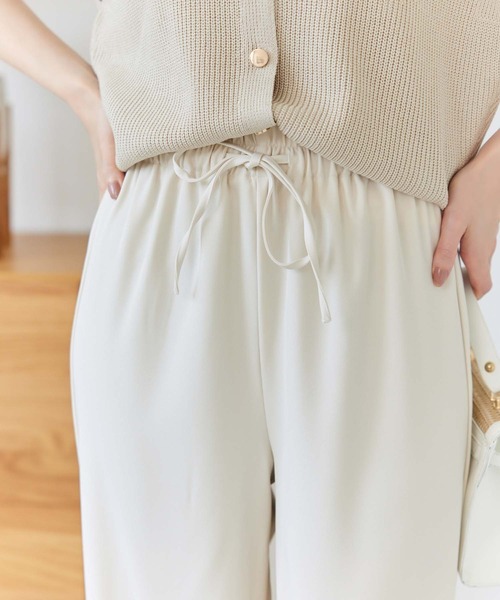 fifth（フィフス）の「ドロストリラックスパンツ（その他パンツ・レディース・ブラック/ベージュ/アイボリー/ネイビー・XS/M）」の12枚目の写真