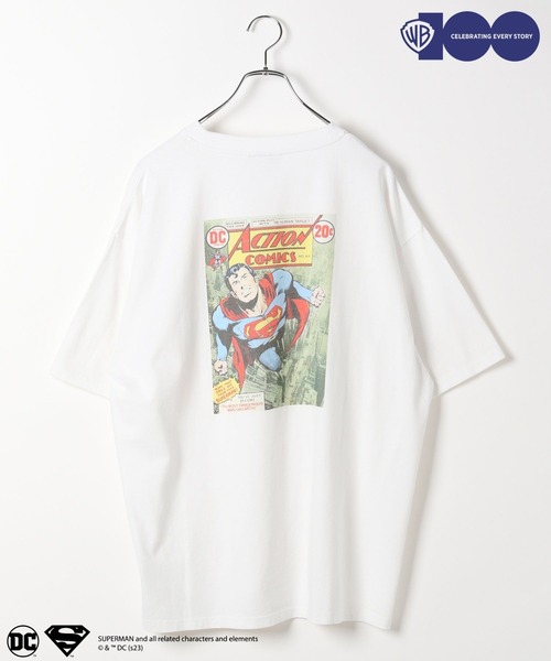 niko and...（ニコアンド）の「【ワーナー・ブラザース】SUPERMANコラボアソートプリントT（Tシャツ/カットソー・メンズ・オフホワイト/ライトグレー/チャコール・LARGE/MEDIUM）」の8枚目の写真