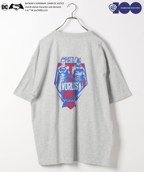 niko and...（ニコアンド）の「【ワーナー・ブラザース】SUPERMANコラボアソートプリントT（Tシャツ/カットソー・メンズ・オフホワイト/ライトグレー/チャコール・LARGE/MEDIUM）」の9枚目の写真