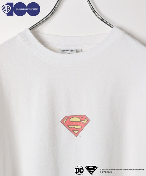 niko and...（ニコアンド）の「【ワーナー・ブラザース】SUPERMANコラボアソートプリントT（Tシャツ/カットソー・メンズ・オフホワイト/ライトグレー/チャコール・LARGE/MEDIUM）」の11枚目の写真