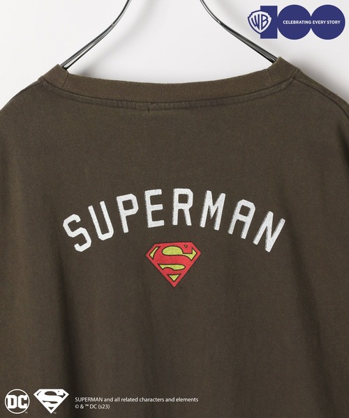 niko and...（ニコアンド）の「【ワーナー・ブラザース】SUPERMANコラボアソートプリントT（Tシャツ/カットソー・メンズ・オフホワイト/ライトグレー/チャコール・LARGE/MEDIUM）」の7枚目の写真