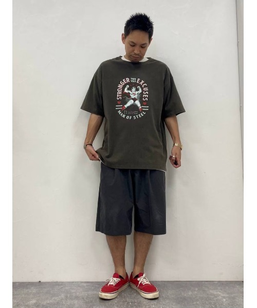 niko and...（ニコアンド）の「【ワーナー・ブラザース】SUPERMANコラボアソートプリントT（Tシャツ/カットソー・メンズ・オフホワイト/ライトグレー/チャコール・LARGE/MEDIUM）」の18枚目の写真