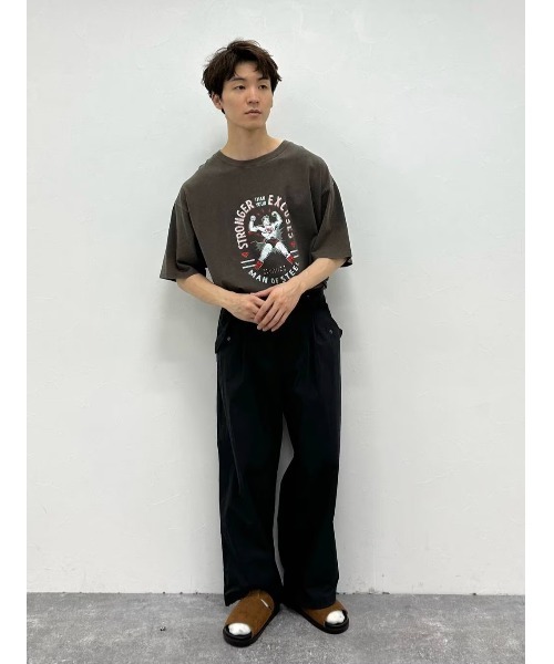 niko and...（ニコアンド）の「【ワーナー・ブラザース】SUPERMANコラボアソートプリントT（Tシャツ/カットソー・メンズ・オフホワイト/ライトグレー/チャコール・LARGE/MEDIUM）」の19枚目の写真