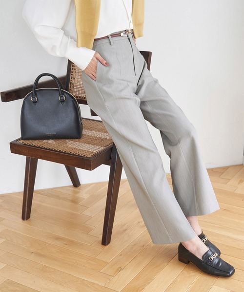 ROPE' PICNIC（ロペピクニック）の「スティックカラーパンツ（スラックス・レディース・オレンジ/ブラック/グレー/ブルー・36/38/40）」の3枚目の写真